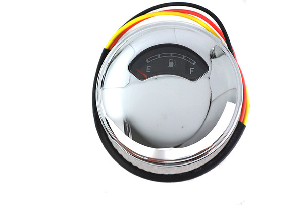 V-Twin - 38-0515 - Fuel Gauge Chrome