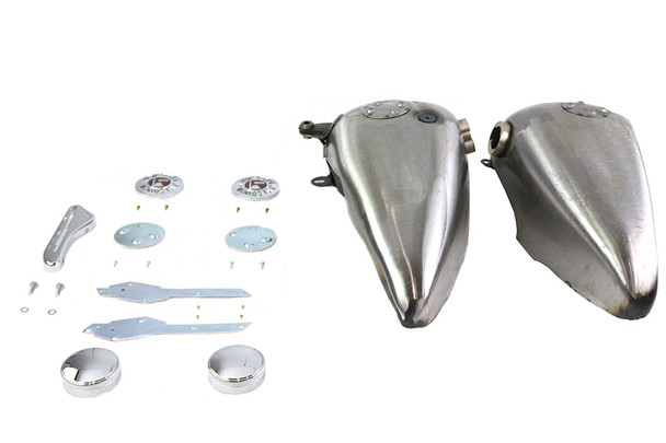 V-Twin - 38-0832 - 3.5 Gallon Bobbed Gas Tank Set