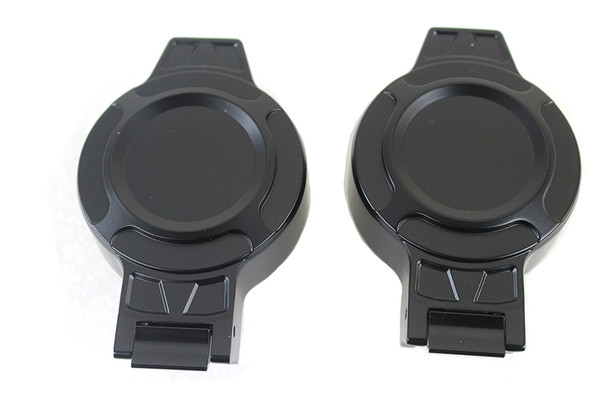 V-Twin - 38-0888 - Flip Up Gas Cap Set Black