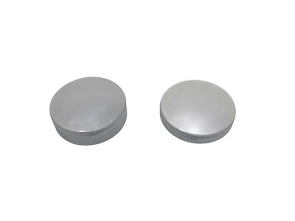 V-Twin - 38-0967 - Gas and Oil Cap Set Chrome