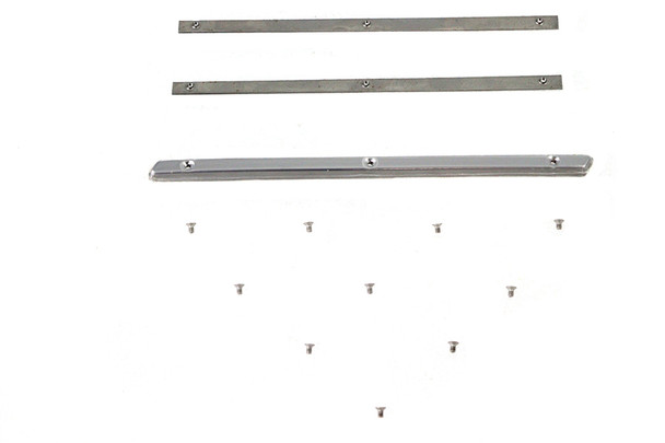 V-Twin - 38-0977 - Gas Tank Trim Bar Set Stainless Steel - Fits 1951-1954 Harley-Davidson FL