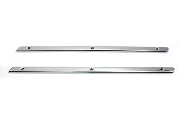 V-Twin - 38-7045 - Chrome Steel Emblem Trim Strips