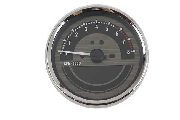 V-Twin - 39-0010 - 5 inch Electronic Speedometer Assembly Black