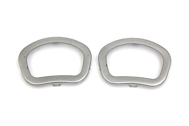 V-Twin - 39-0033 - Dash Lens Frame Set Raw - Fits 1936-1938 Harley-Davidson EL, 1937-1938 U