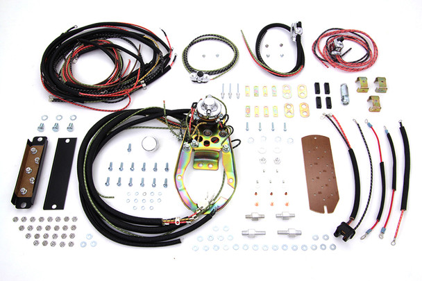 V-Twin - 39-0185 - Three Light Dash Base Wiring Harness Assembly