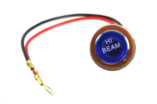 V-Twin - 39-0247 - Blue High Beam Indicator Lamp - Fits 1977-1985 Harley-Davidson XL, 1977-1984 FX