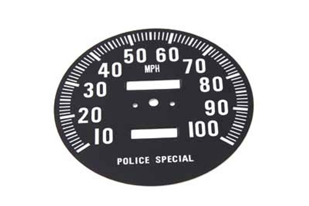 V-Twin - 39-0312 - Speedometer Tin Face