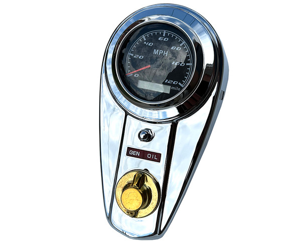 V-Twin - 39-0486 - 85mm GPS Speedometer Kit - Fits 1941-1967 Harley-Davidson FL