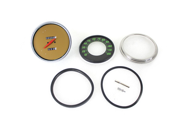 V-Twin - 39-0525 - Speedometer with 2:1 Ratio - Fits 1948-1961 Harley-Davidson FL