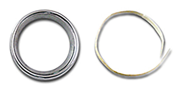 V-Twin - 39-0704 - 2 inch Gauge Bezel Cover Chrome - Fits 1986-2013 Harley-Davidson FLHTCUTG, FLTRX, FLHX, FLH