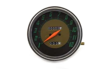 V-Twin - 39-0865 - Speedometer 1:1 Ratio - Fits 1971-1972 Harley-Davidson FX, 1962-1980 FL, 1980-1983 FX