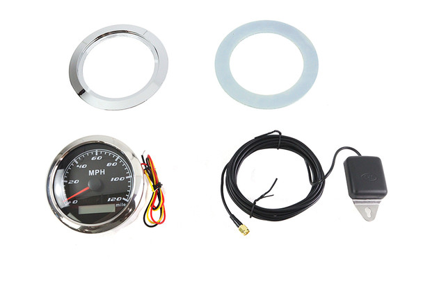 V-Twin - 39-1138 - 85mm GPS Speedometer Kit - Fits 1956-1967 Harley-Davidson FLH