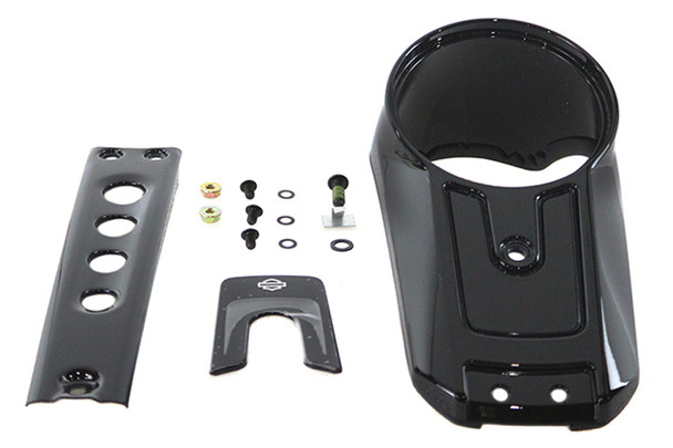 V-Twin - 39-1176 - OE Softail Deluxe Dash Panel Black