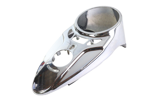 V-Twin - 39-1306 - Dash Cover Chrome - Fits 2008-2017 Harley-Davidson FLSTS