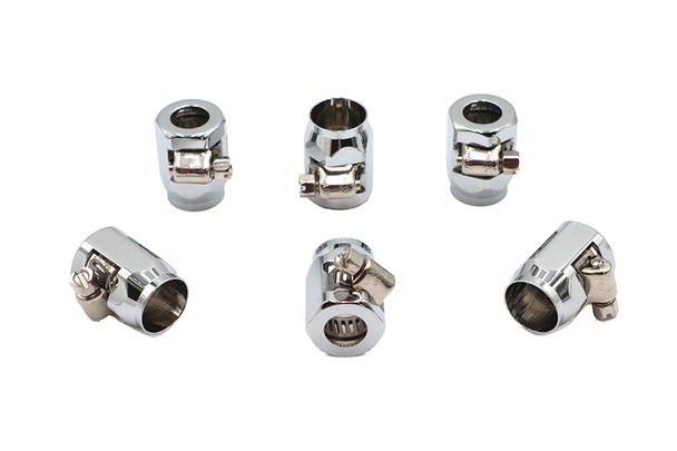 V-Twin - 40-0214 - Hex Chrome Econo Seal Hose End