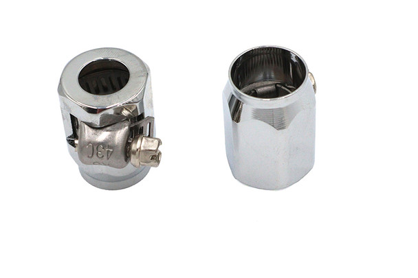 V-Twin - 40-0219 - Hex Chrome Econo Seal Hose End