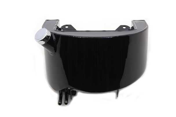 V-Twin - 40-0393 - Gloss Black Oil Tank 4 Spigot