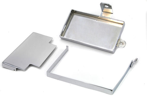 V-Twin - 40-0437 - Paughco Battery Tray with Strap and Top V-Twin - 40-0437 - Paughco Battery Tray with Strap and Top