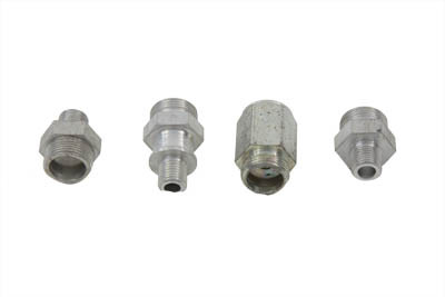V-Twin - 40-0505 - Oil Line Fitting Kit - Fits 1940-1957 Harley-Davidson FL (Rigid frame)