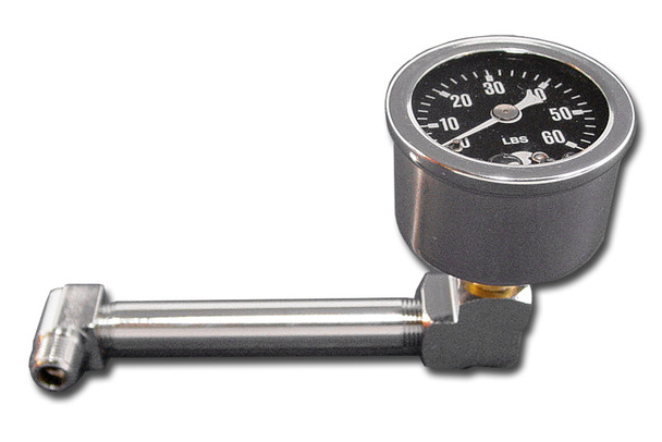 V-Twin - 40-0515 - Liquid Filled Oil Gauge - Fits 1957-1984 Harley-Davidson XL