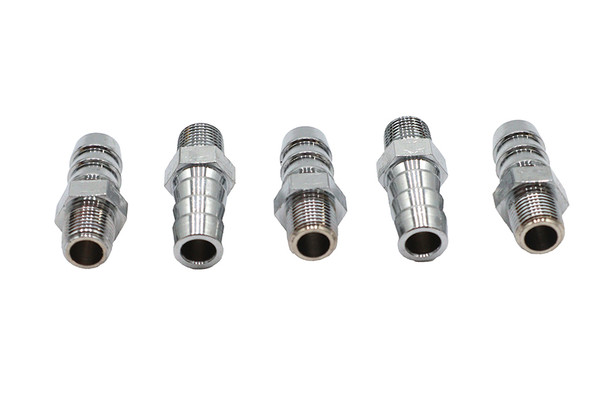 V-Twin - 40-0521 - Oil Line Fitting - Fits 1984-1999 Harley-Davidson FXST, 1991-1999 FXD, 1982-1994 FXR, 1986-1999 FLST, 1971-1984 FX, 1979-1999 FLT, 1957-1985 XL, 1968-1984 FL