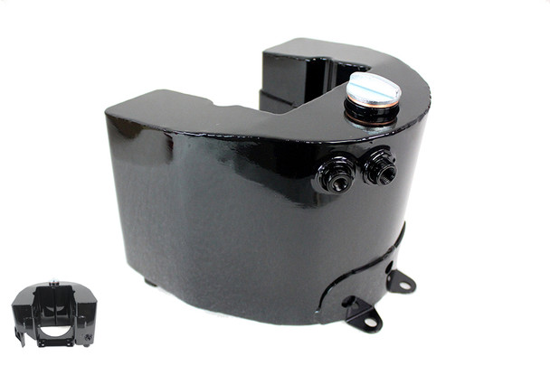 V-Twin - 40-0636 - Replica 1936 Knucklehead Black Oil Tank