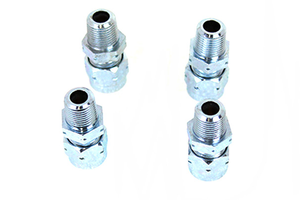 V-Twin - 40-1008 - Oil Line Fitting Set