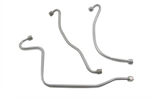 V-Twin - 40-1725 - Zicad Oil Line Set - Fits 1958-1964 Harley-Davidson FL