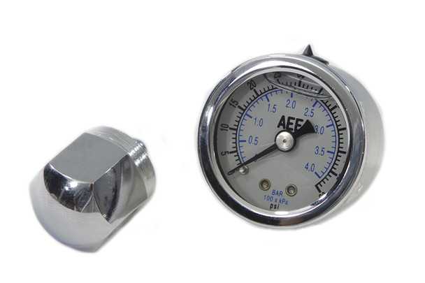 V-Twin - 40-9987 - Nugget Oil Gauge Kit - Fits 1966-1970 Harley-Davidson FL, 1957-1970 XL