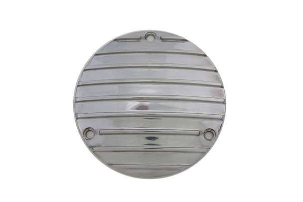 V-Twin - 42-0102 - 80 inch Finned Derby Cover Polished