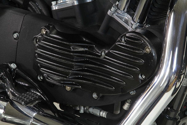 V-Twin - 42-0137 - Prime Rib Black Cam Cover Trim - Fits 1991-2015 Harley-Davidson XL