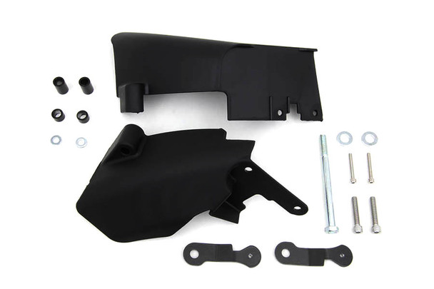 V-Twin - 42-0147 - FXD Mid Frame Air Deflector Set Black