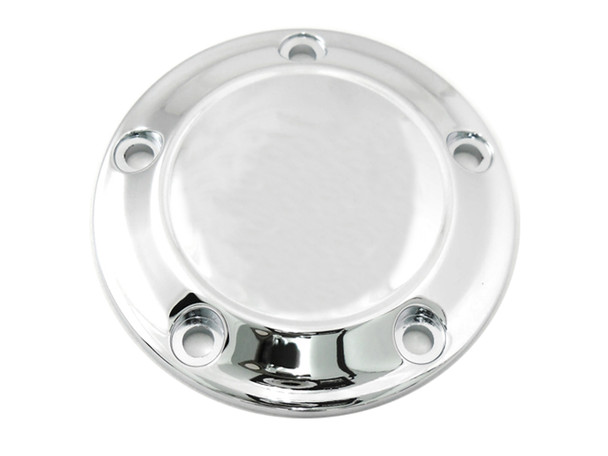 V-Twin - 42-0196 - Chrome 5-Hole Smooth Ignition System Cover