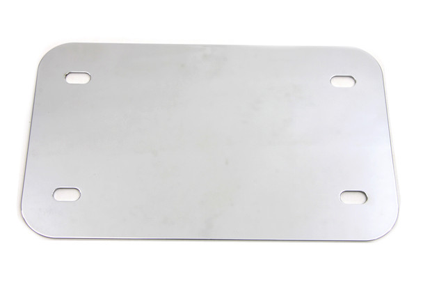 V-Twin - 42-0221 - License Plate Frame Backing Plate Smooth Style Chrome