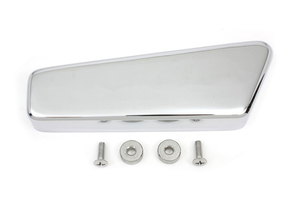 V-Twin - 42-0313 - Chrome Smooth Starter Relay Cover Kit - Fits 1965-1984 Harley-Davidson FL, FLH