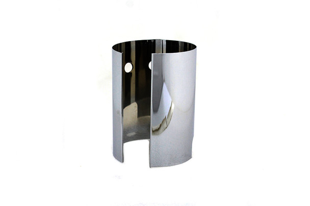 V-Twin - 42-0406 - Chrome Generator 2-Brush Cover Body Wrap - Fits 1958-1969 Harley-Davidson FL, 1958-1981 XL