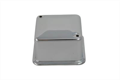 V-Twin - 42-0442 - Chrome 6 Volt Delco Type 3-Brush Regulator Cover - Fits 1952-1956 Harley-Davidson K, 1947-1963 FL, 1957-1964 XL