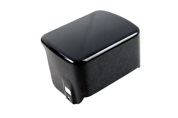 V-Twin - 42-0492 - Coil Cover Black Smooth - Fits 2000-2006 Harley-Davidson FLST, FXST