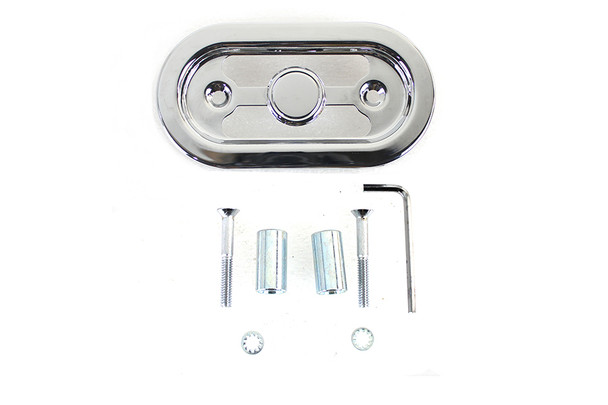 V-Twin - 42-0685 - Voltage Regulator Cover Chrome