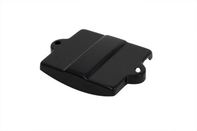 V-Twin - 42-0760 - Gloss Black 6 Volt Battery Top Cover - Fits 1936-1940 Harley-Davidson EL, 1941-1964 FL, 1938-1948 UL