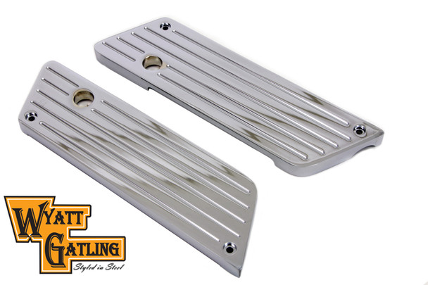 V-Twin - 42-1131 - Wyatt Gatling Saddlebag Face Plate