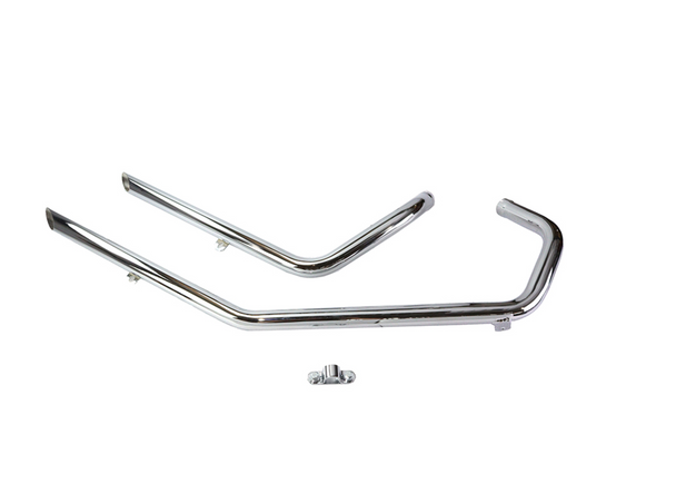 Paughco Slash-Cut Drag Pipes for Harley Sportster '57-'85