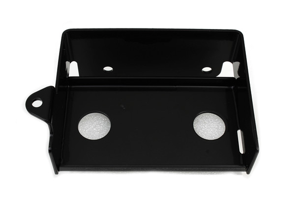 V-Twin - 42-9913 - Black Battery Carrier - Fits 1971-1978 Harley-Davidson FX