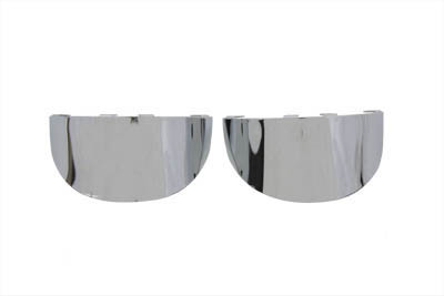 V-Twin - 42-9925 - Chrome Light Visor - Fits 1963-1984 Harley-Davidson FL