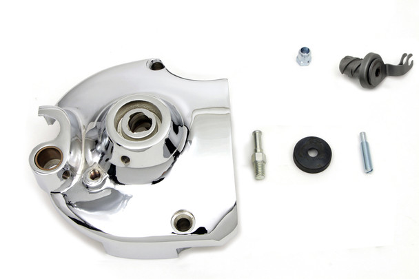 V-Twin - 43-0115 - Sprocket Cover Kit Chrome - Fits 1967-1970 Harley-Davidson XLH, 1952-1970 XLCH