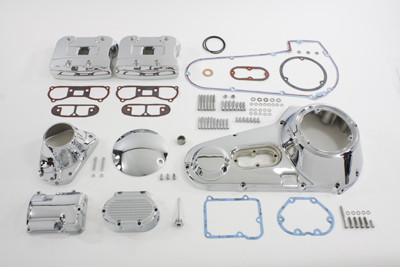V-Twin - 43-0520 - Chrome Engine Dress Up Kit