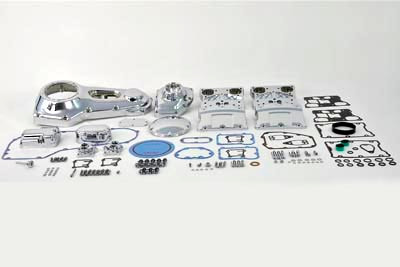 V-Twin - 43-0536 - Chrome Engine Dress Up Kit