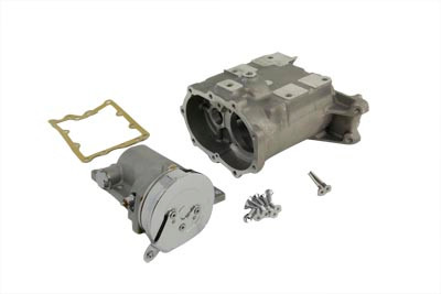 V-Twin - 43-0550 - 4-Speed Transmission Case with Ratchet Top - Fits 1971-1978 Harley-Davidson FX, 1965-1978 FL