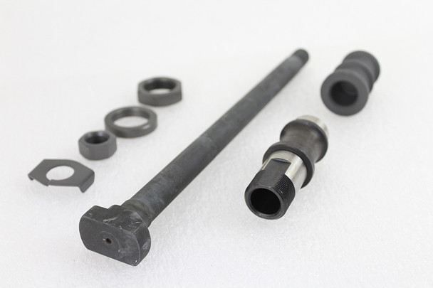 V-Twin - 44-0294 - Rear Axle Kit Parkerized - Fits 1937-1948 Harley-Davidson UL, 1936-1940 EL, 1941-1957 FL