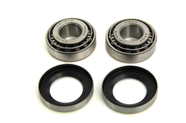 V-Twin - 44-0416 - Wheel Hub Bearing Race Seal Kit - Fits 1973-1983 Harley-Davidson FX (Cast or Wire Wheels), 1973-1979 FLH (Cast Wheels), 1982-1983 FXR (Cast or Wire Wheels), 1973-1983 XL (Cast or Wire Wheels)